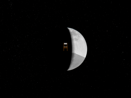 Moon and Chair