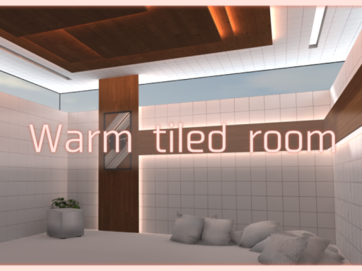 Warm tiled room