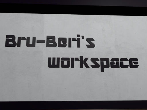 Bru-Beri's workspace