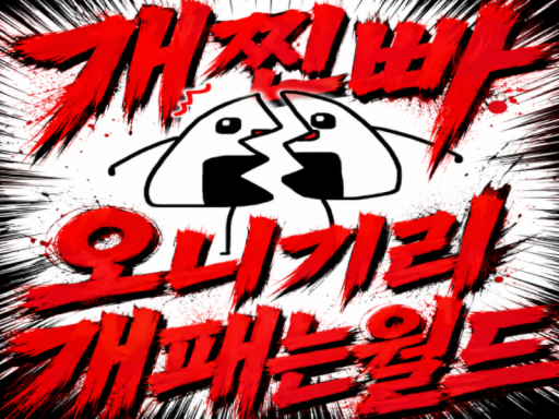 개찐빠 오니기리 개패는 월드ǃǃǃǃ