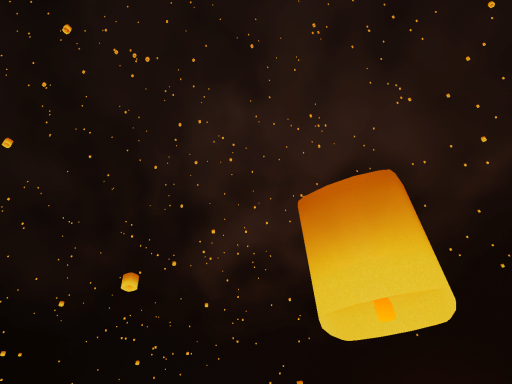 sky lanterns