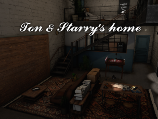 Ton and Starry's home （night-time version）