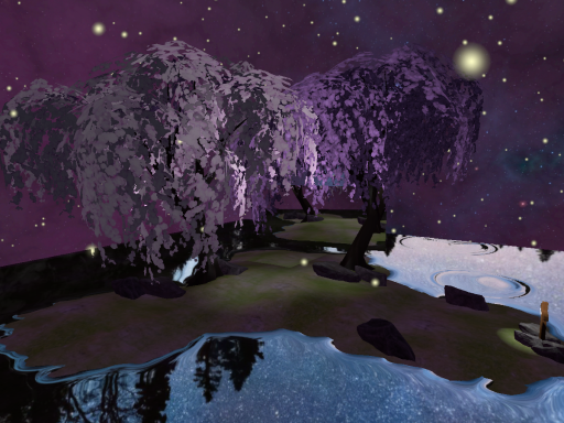 Peaceful Island with Avatars