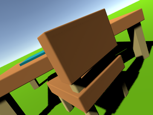 Desk and chair