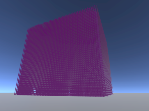 purple cube