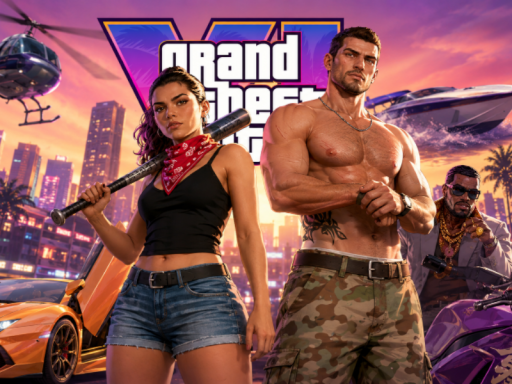 GTA VI Lucia and Jason Avatars Wolrd