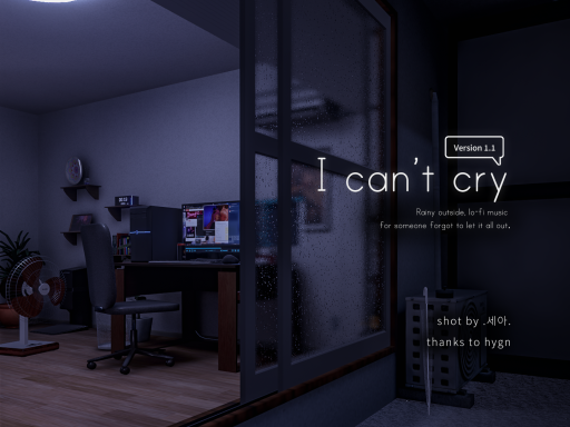 I can't cry