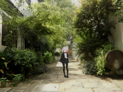林荫小巷-木漏れ日の路地（3DGS）