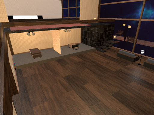house in the space