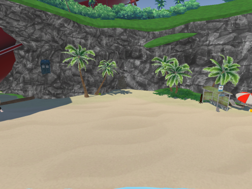 Beach between the lines
