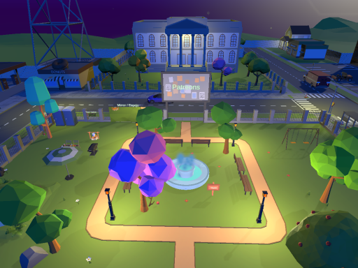 Pueblito Lowpoly Spanish