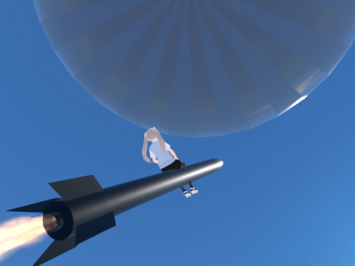 ロックーンの打ち上げで宇宙へ！