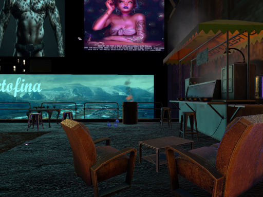 midnight cyber rooftop