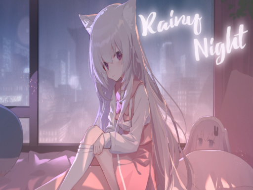 雨の降る夜