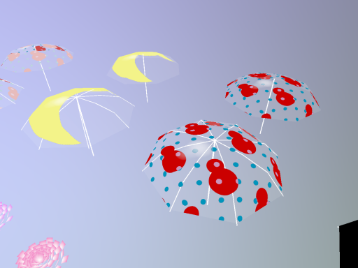umbrella （かさとおみずとおはな）
