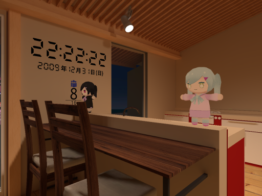 海の家 夜