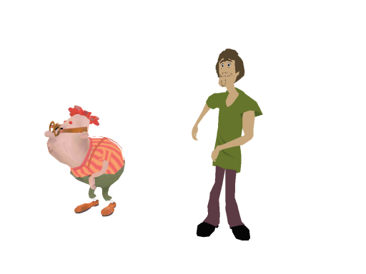 Carl and Shaggy Stuck Doing the Macarena
