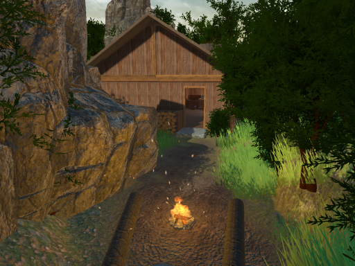 Chill forest house