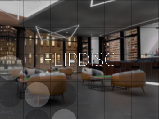 Lounge flipdisc