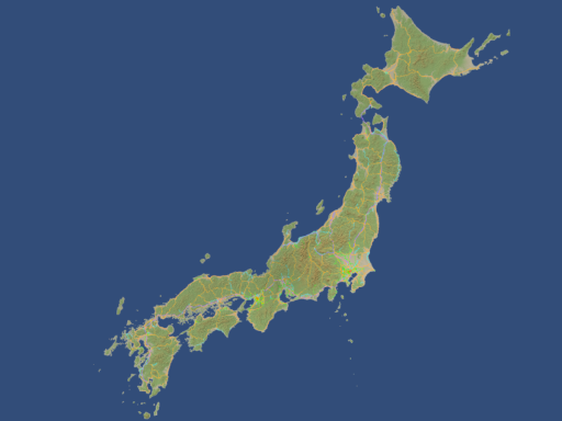 全日本鉄道路線図 （Japan Railroad Map）