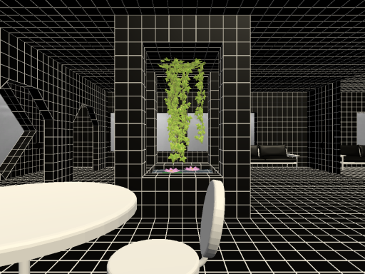 白黒の部屋 -black and white room-