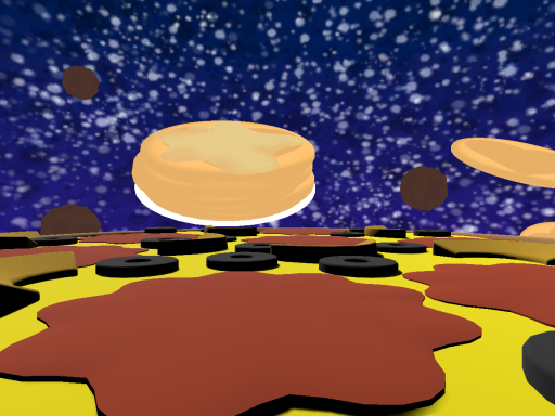 Pizza in Space