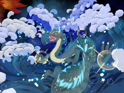 Five kinds of animal from The Classic of Mountains and Seas as TiltBrush