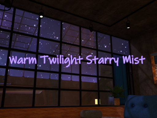 Warm Twilight Starry Mist