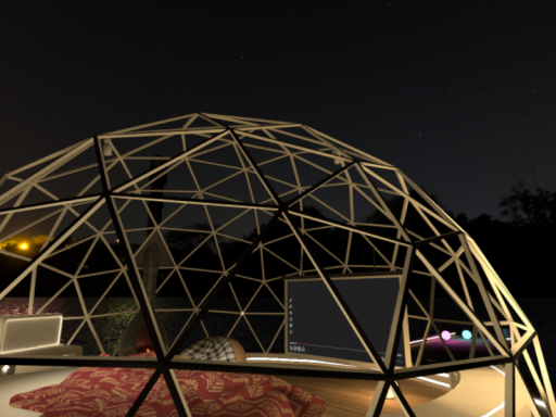 雨音のグラスドーム｜Rainy Glass Dome