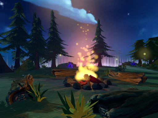 comfy campfire night