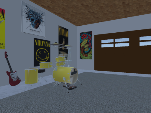Grunge garage