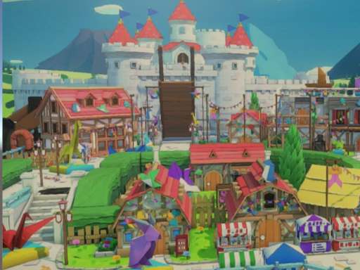Paper Mario˸ The Origami King - Toad Town