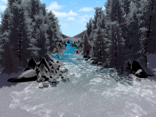 Cozy Winter Lake
