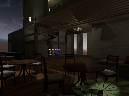 House in atmosphere