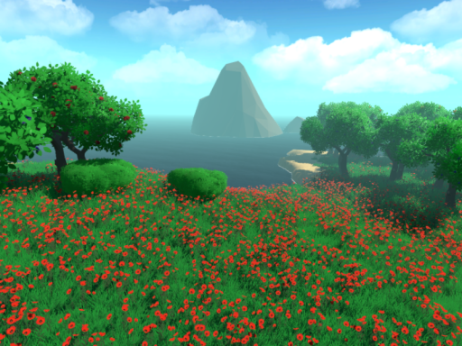 Flower island