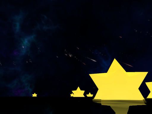星空の水たまり