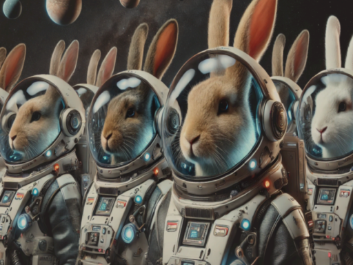 Bunnies In Space