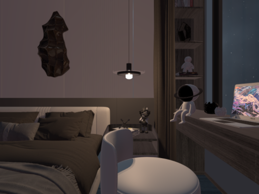 Wuda's space bedroom