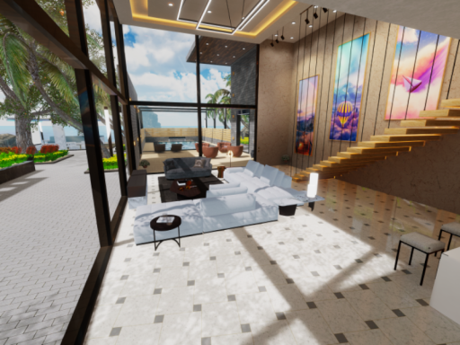 Premium Modern House（Morning）