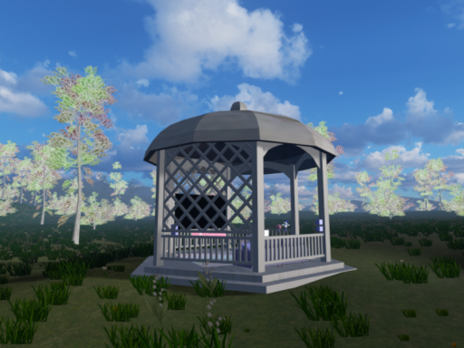 gazebo - blue sky