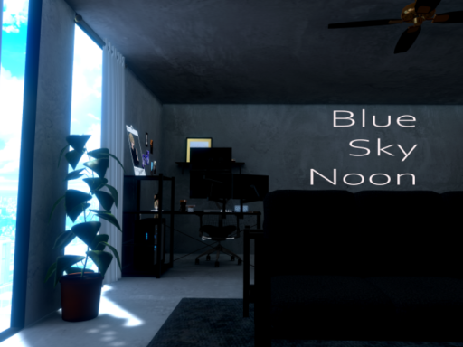 Blue Sky Noon