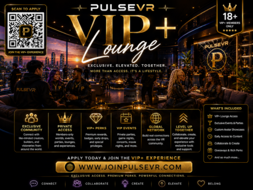 Join PulseVR VIP＋ Lounge