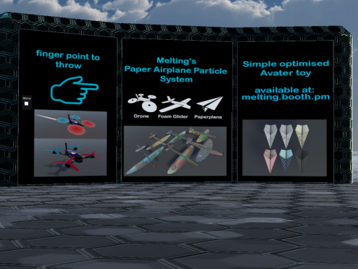 Melting Paperairplane system world