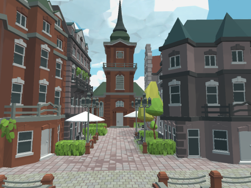 Low Poly Town