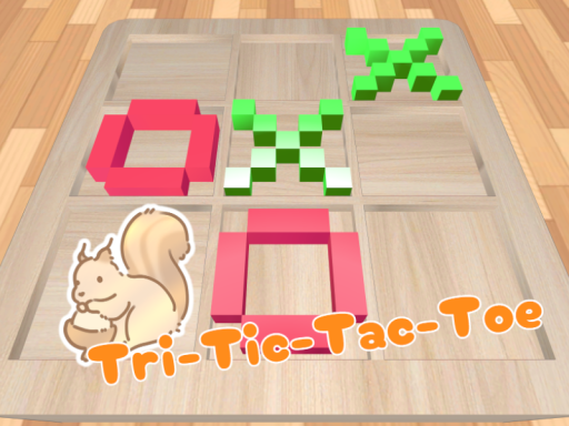 Tri-Tic-Tac-Toe （OX GAME）