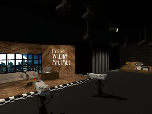 Late-night Talk Show Stage