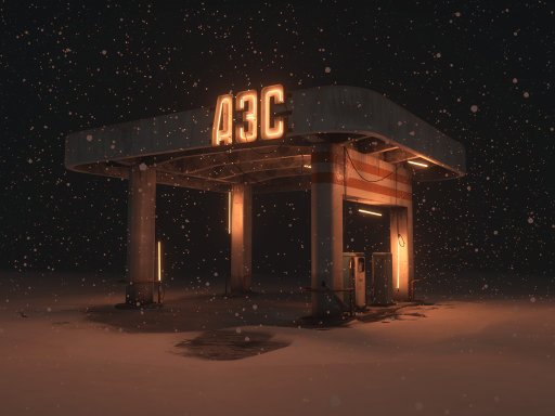 Gas station
