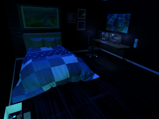 Blue Bedroom