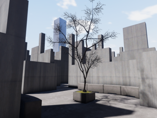concrete maze