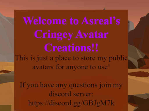 Asreal's Cringey Avatars